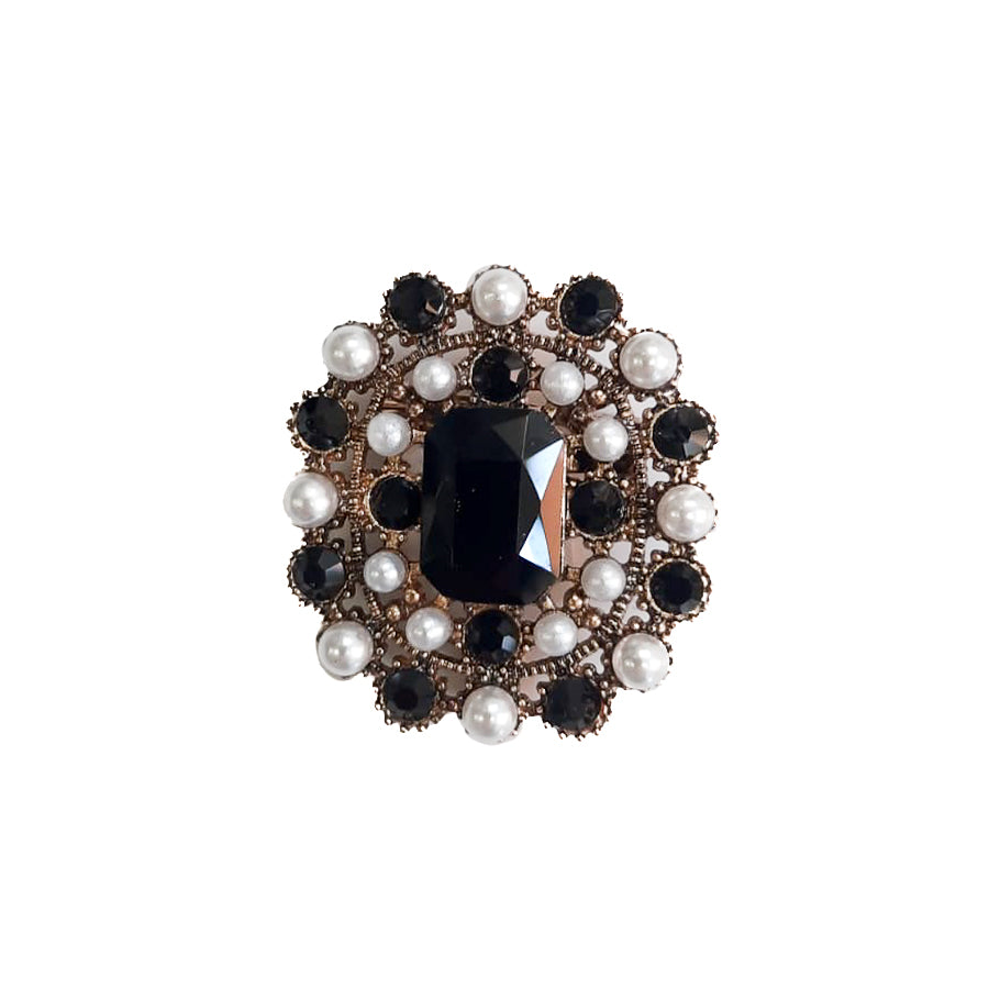 VINTAGE-STRASS-accessori-vista-frontale-metallo-oro-invecchiato